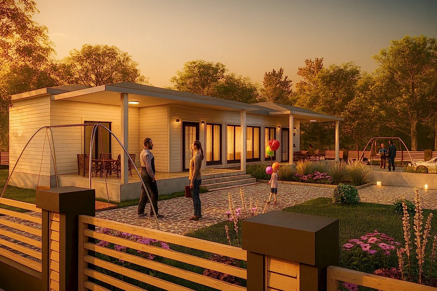 HDS-095 174 m² 4Plus1 Tek Katlı Çelik Ev Modern Tasarim – Prefabrik / Çelik Ev