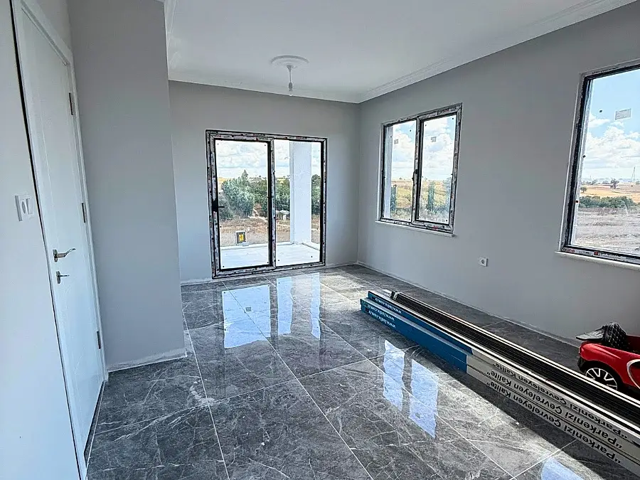 Kapakli Iki Katli Çelik Ev Tekirdağ Salon – Prefabrik / Çelik Ev