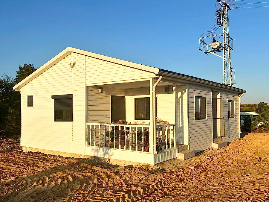 Bakı Siding Kaplama Prefabrik Ev – Prefabrik / Çelik Ev